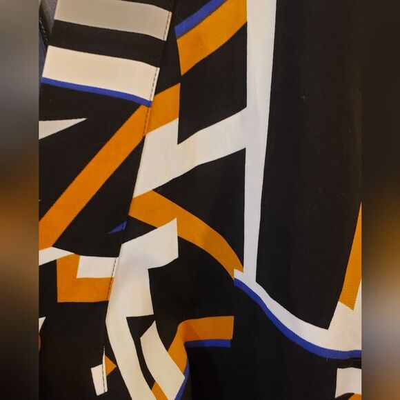 Rebdolls Frankie Tavares Womens Plus 3x Geometric Print Statement Kimono Duster - Picture 10 of 10